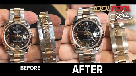 rolex clasp back not polish|over polished watches.